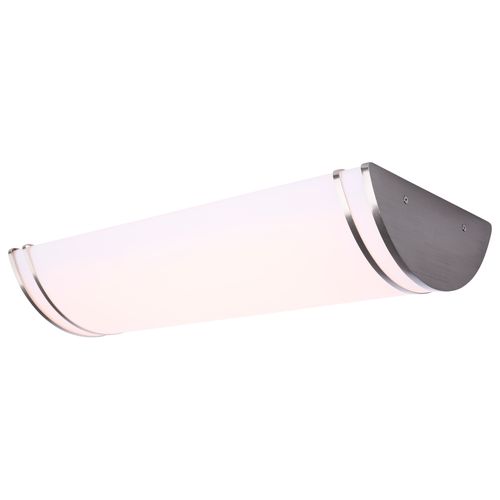 Main product image of Glamour, LED 25" Linear Flush Mount, Brushed Nickel Finish, 27K/3K/35K/4K/5K CCT Selectable