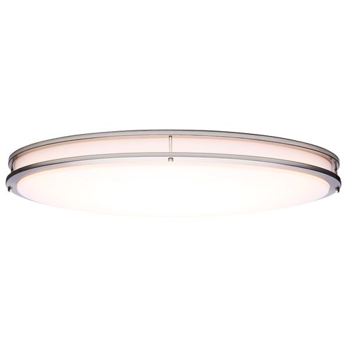 Main product image of Glamour, LED 32" Oval Flush Mount, Brushed Nickel Finish, 27K/3K/35K/4K/5K CCT Selectable