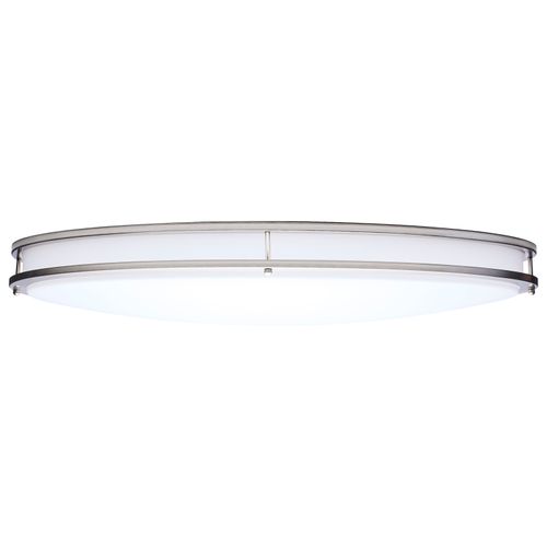 Main product image of Glamour, LED 32" Oval Flush Mount, Brushed Nickel Finish, 27K/3K/35K/4K/5K CCT Selectable