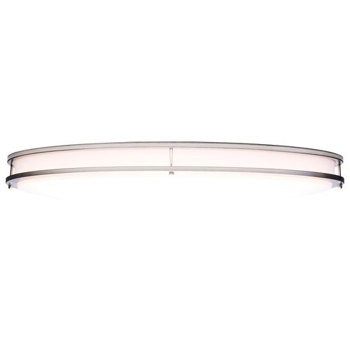 Main product image of Glamour, LED 32" Oval Flush Mount, Brushed Nickel Finish, 27K/3K/35K/4K/5K CCT Selectable