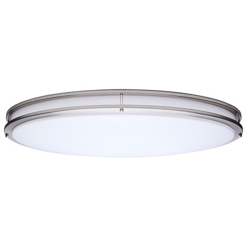 Main product image of Glamour, LED 32" Oval Flush Mount, Brushed Nickel Finish, 27K/3K/35K/4K/5K CCT Selectable
