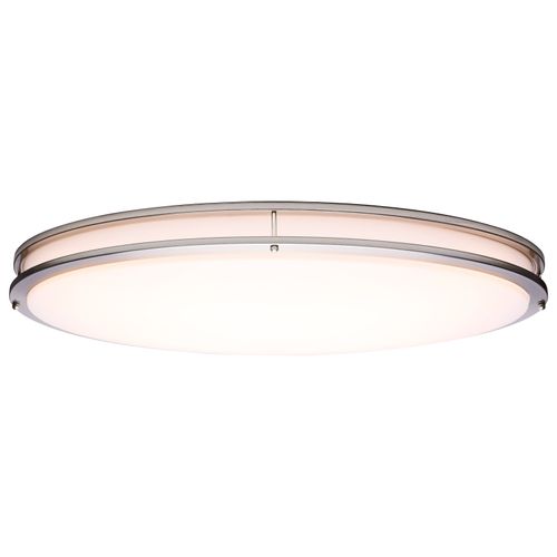 Main product image of Glamour, LED 32" Oval Flush Mount, Brushed Nickel Finish, 27K/3K/35K/4K/5K CCT Selectable