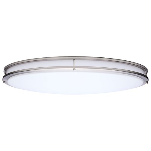 Main product image of Glamour, LED 32" Oval Flush Mount, Brushed Nickel Finish, 27K/3K/35K/4K/5K CCT Selectable
