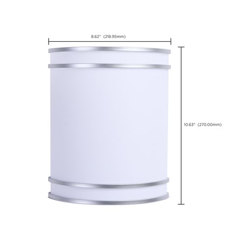Main product image of Glamour, LED Wall Sconce, Brushed Nickel Finish, 27K/3K/35K/4K/5K CCT Selectable