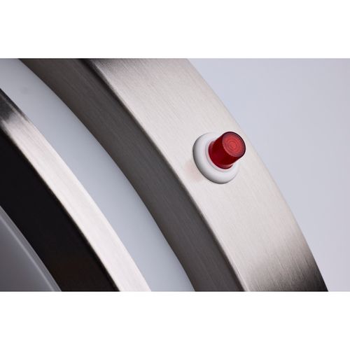 Main product image of Glamour, 13" LED Flush Mount, Emergency Battery, CCT Selectable, Brushed Nickel Finish