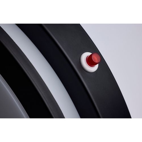 Main product image of Glamour, 13" LED Flush Mount, Emergency Battery, CCT Selectable, Black Finish