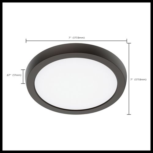 Main product image of Blink Performer 10 Watt LED 7 Inch Round Fixture Bronze Finish 5 CCT Selectable