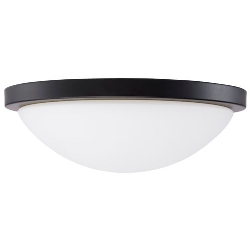 Main product image of Button 11 Inch LED Flush Mount Fixture Matte Black Finish CCT Selectable 120 Volts