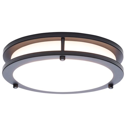 Main product image of Glamour, LED 10" Flush Mount, Black Finish, 27K/3K/35K/4K/5K CCT Selectable