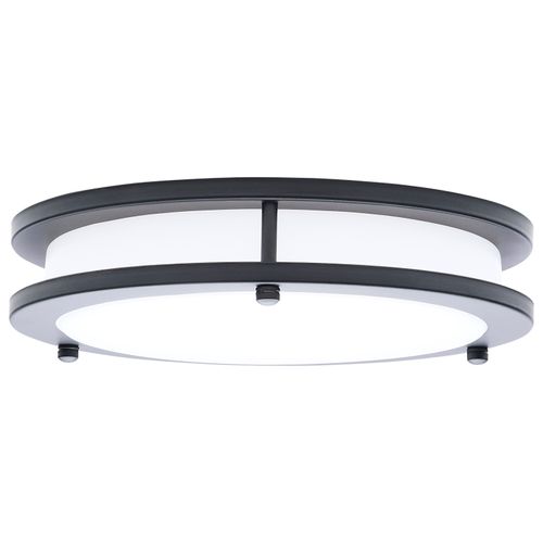 Main product image of Glamour, LED 10" Flush Mount, Black Finish, 27K/3K/35K/4K/5K CCT Selectable