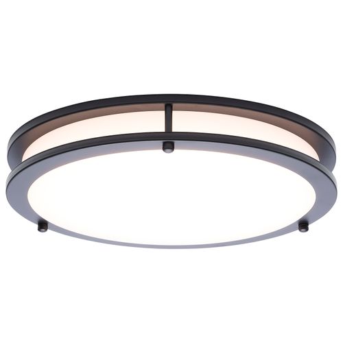 Main product image of Glamour, LED 13" Flush Mount, Black Finish, 27K/3K/35K/4K/5K CCT Selectable