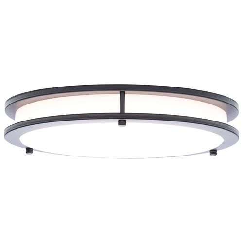 Main product image of Glamour, LED 13" Flush Mount, Black Finish, 27K/3K/35K/4K/5K CCT Selectable
