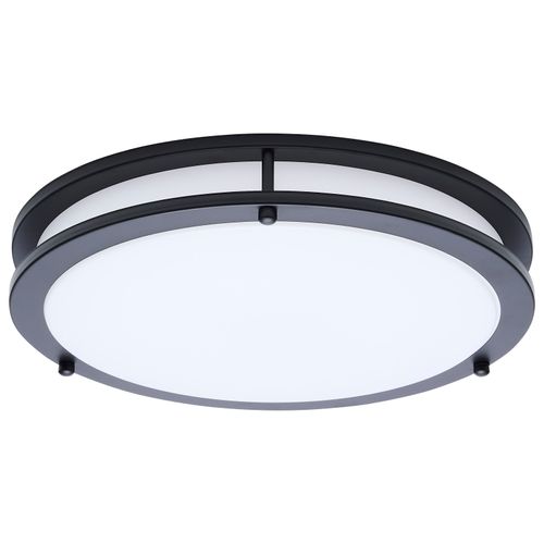 Main product image of Glamour, LED 13" Flush Mount, Black Finish, 27K/3K/35K/4K/5K CCT Selectable