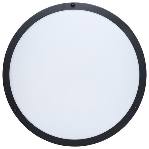 Main product image of Glamour, LED 17" Flush Mount, Black Finish, 27K/3K/35K/4K/5K CCT Selectable