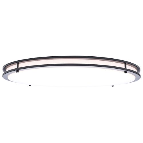 Main product image of Glamour, LED 24" Flush Mount, Black Finish, 27K/3K/35K/4K/5K CCT Selectable