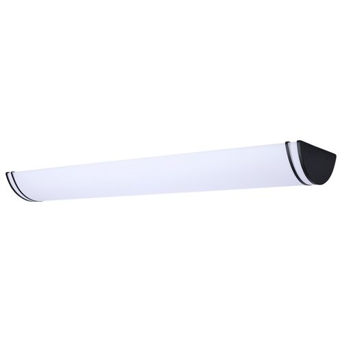 Main product image of Glamour, LED 50" Linear Flush Mount, Black Finish, 27K/3K/35K/4K/5K CCT Selectable