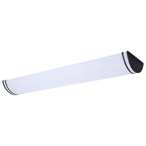 Main product image of Glamour, LED 50" Linear Flush Mount, Black Finish, 27K/3K/35K/4K/5K CCT Selectable