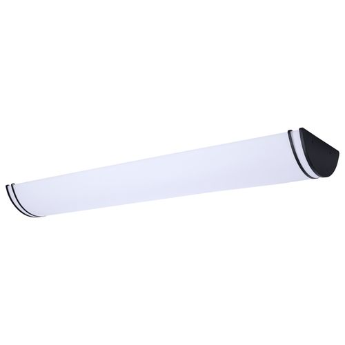 Main product image of Glamour, LED 50" Linear Flush Mount, Black Finish, 27K/3K/35K/4K/5K CCT Selectable