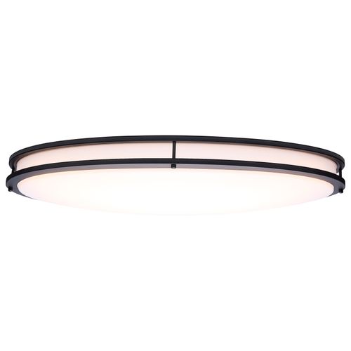 Main product image of Glamour, LED 32" Oval Flush Mount, Black Finish, 27K/3K/35K/4K/5K CCT Selectable