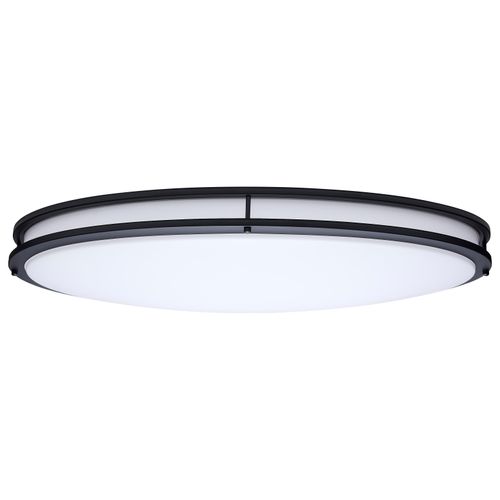 Main product image of Glamour, LED 32" Oval Flush Mount, Black Finish, 27K/3K/35K/4K/5K CCT Selectable