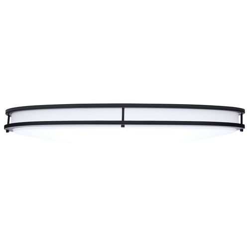 Main product image of Glamour, LED 32" Oval Flush Mount, Black Finish, 27K/3K/35K/4K/5K CCT Selectable