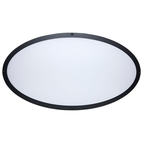 Main product image of Glamour, LED 32" Oval Flush Mount, Black Finish, 27K/3K/35K/4K/5K CCT Selectable