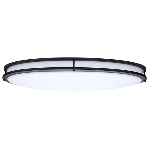Main product image of Glamour, LED 32" Oval Flush Mount, Black Finish, 27K/3K/35K/4K/5K CCT Selectable