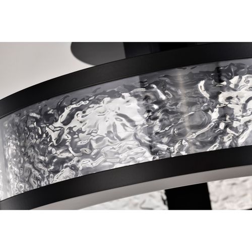 Main product image of Darrow 13 Inch LED Semi Flush Matte Black Acrylic Panels