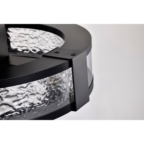 Main product image of Darrow 13 Inch LED Semi Flush Matte Black Acrylic Panels