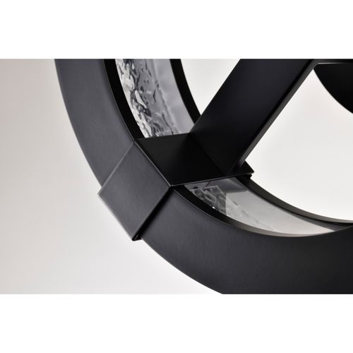 Main product image of Darrow 13 Inch LED Semi Flush Matte Black Acrylic Panels