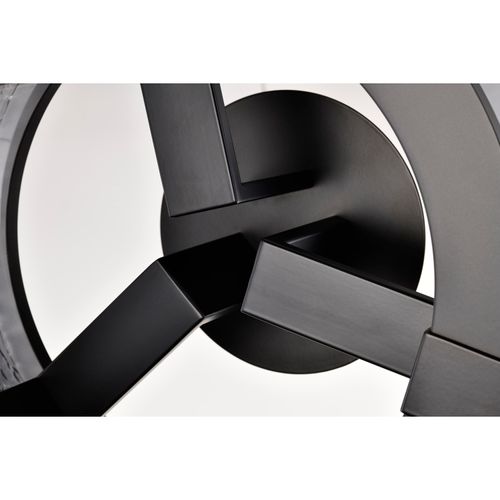 Main product image of Darrow 13 Inch LED Semi Flush Matte Black Acrylic Panels