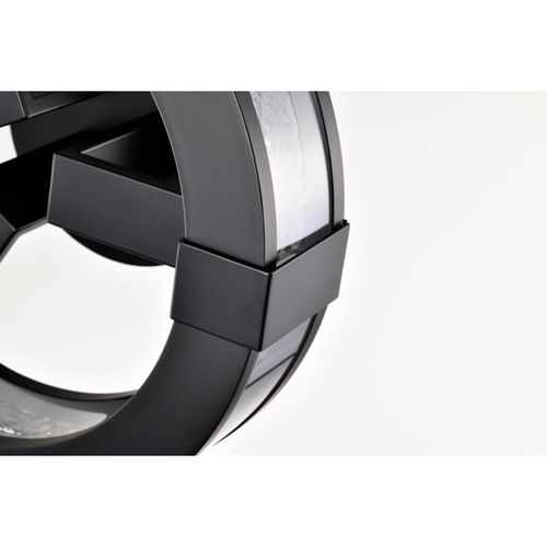 Main product image of Darrow 13 Inch LED Semi Flush Matte Black Acrylic Panels