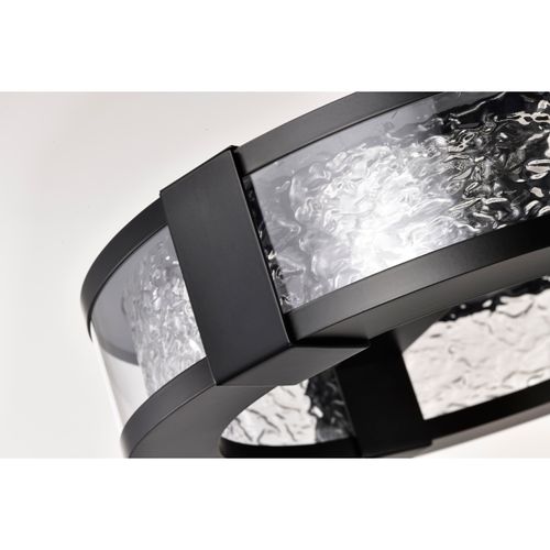 Main product image of Darrow 13 Inch LED Flush Mount Matte Black Acrylic Panels