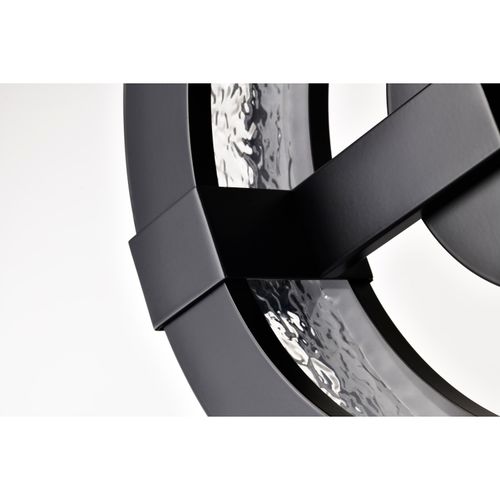 Main product image of Darrow 13 Inch LED Flush Mount Matte Black Acrylic Panels
