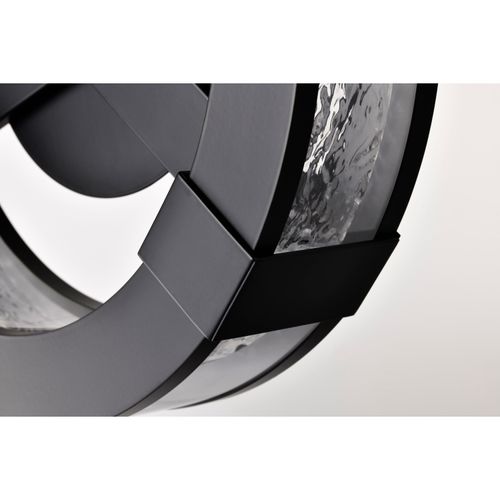 Main product image of Darrow 13 Inch LED Flush Mount Matte Black Acrylic Panels
