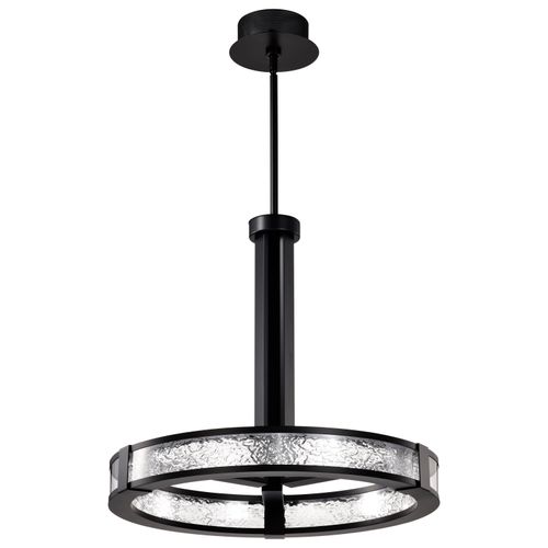 Main product image of Darrow 24 Inch LED Pendant Matte Black Acrylic Panels
