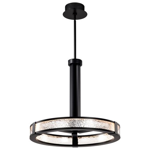 Main product image of Darrow 24 Inch LED Pendant Matte Black Acrylic Panels