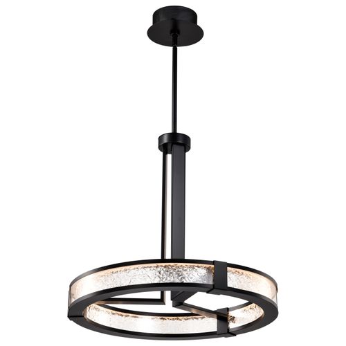 Main product image of Darrow 24 Inch LED Pendant Matte Black Acrylic Panels