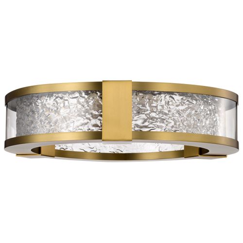 Main product image of Darrow 13 Inch LED Flush Mount Vintage Brass Acrylic Panels