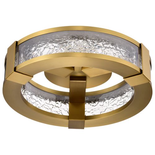Main product image of Darrow 13 Inch LED Flush Mount Vintage Brass Acrylic Panels