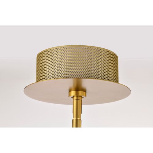Main product image of Darrow 24 Inch LED Pendant Vintage Brass Textured Acrylic Panels