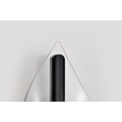 Main product image of Geneva 18 Inch LED Small Wall Sconce Matte Black Silk Screened Acrylic Lens