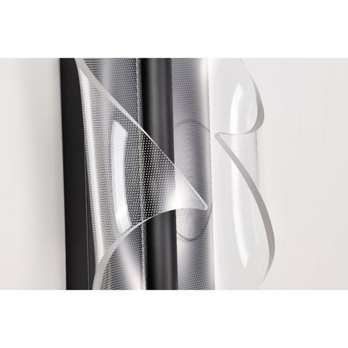 Main product image of Geneva 18 Inch LED Small Wall Sconce Matte Black Silk Screened Acrylic Lens