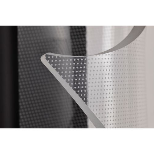 Main product image of Geneva 18 Inch LED Small Wall Sconce Matte Black Silk Screened Acrylic Lens