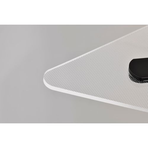 Main product image of Geneva 46 Inch LED Island Pendant Matte Black Silk Screened Acrylic Lens