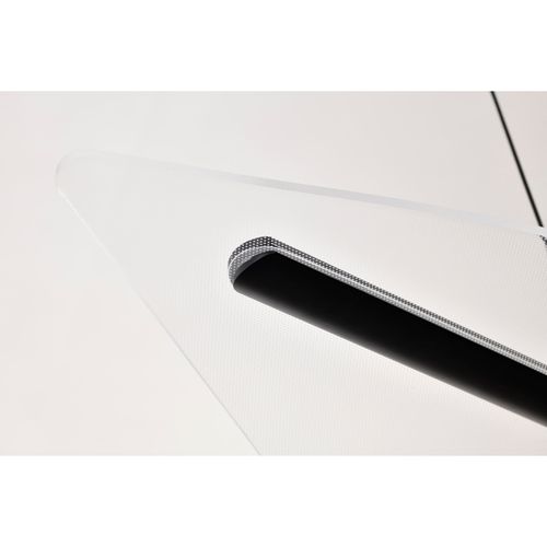 Main product image of Geneva 46 Inch LED Island Pendant Matte Black Silk Screened Acrylic Lens