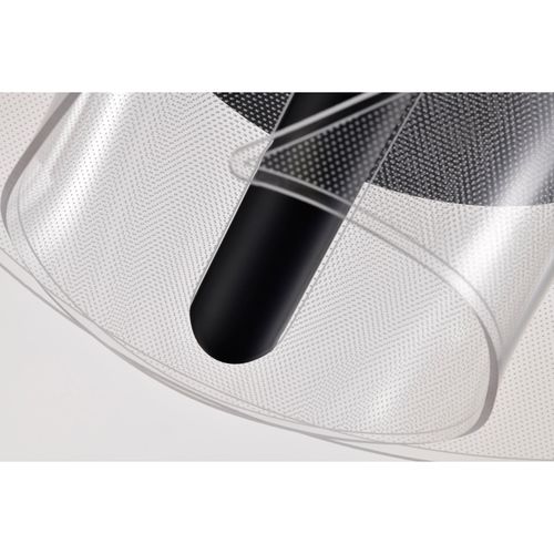 Main product image of Geneva 18 Inch LED Flush Mount Matte Black Silk Screeened Acrylic Lens