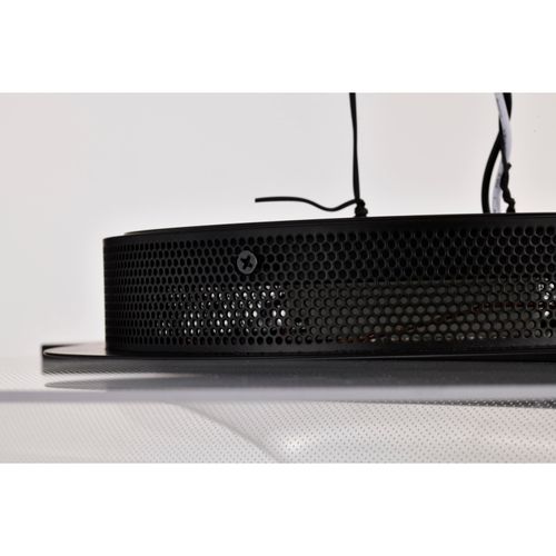 Main product image of Geneva 18 Inch LED Flush Mount Matte Black Silk Screeened Acrylic Lens