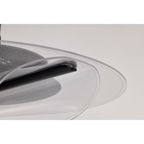Main product image of Geneva 18 Inch LED Flush Mount Matte Black Silk Screeened Acrylic Lens