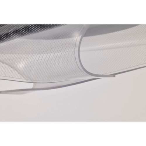 Main product image of Geneva 18 Inch LED Flush Mount Matte Black Silk Screeened Acrylic Lens